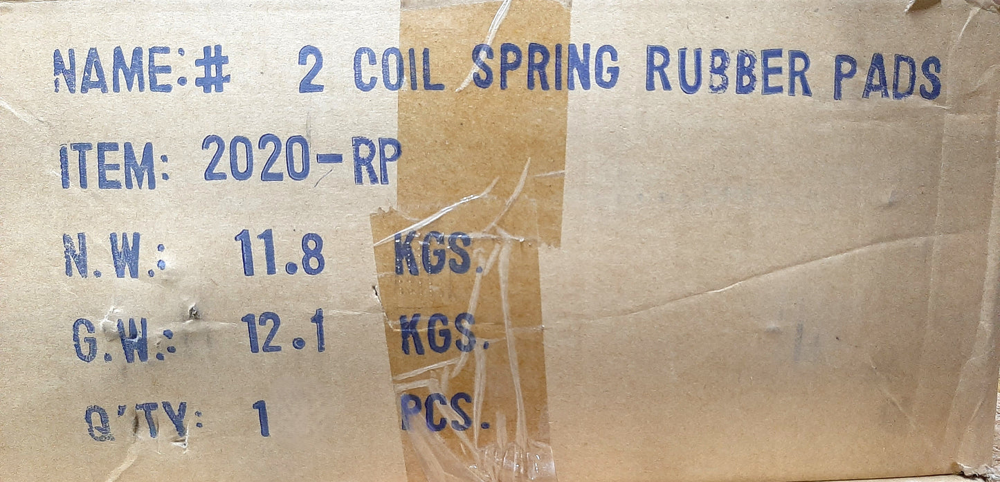 Bridger #2 Coil Spring Trap with Rubber Pads, Each