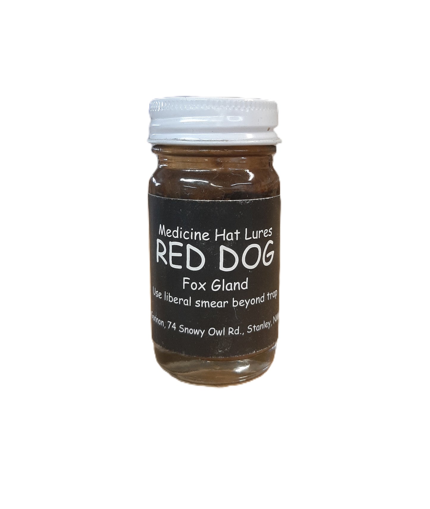 1 - 1 oz. RED DOG-RED FOX GLAND Lure - Medicine Hat