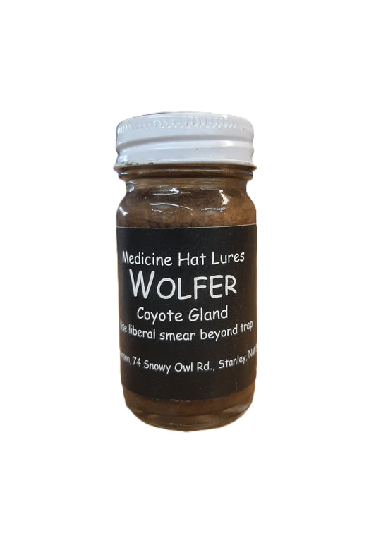 1 - 1 oz. WOLFER-COYOTE GLAND Lure - Medicine Hat