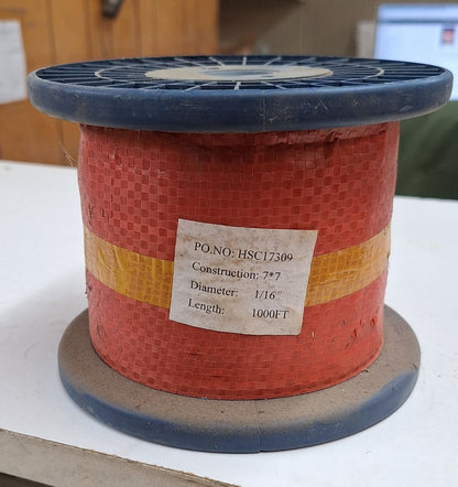 7x7 1/16 in. Wire Rope Steel Cable | 2 options