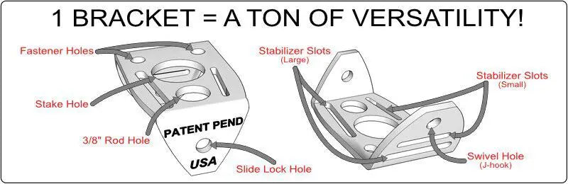 Hagz Brackets, per dz