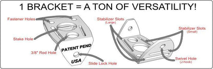 Hagz Brackets, per dz