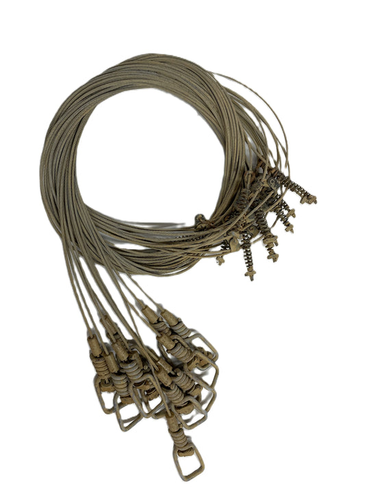 DeathBlow coyote and bobcat snares, compression - 1 dozen DBCBC-Comp