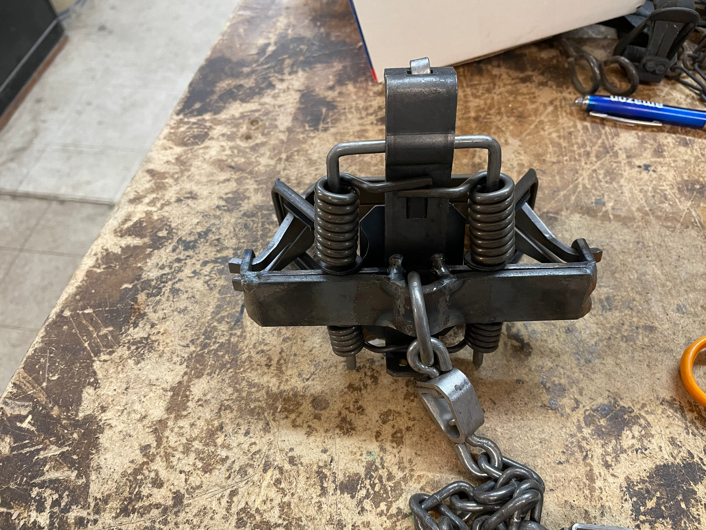 Bridger Trap # 2 Coilspring  modified, 4-coiled, Laminated  BR#2regmod