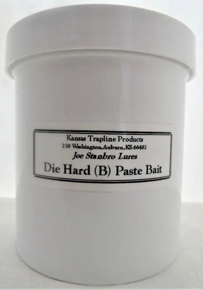 1 - Pint DIEHARD B Paste Bait - Kansas City Trapline