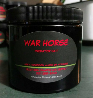 1 - Pint WAR HORSE Predator Bait - Southern Snares