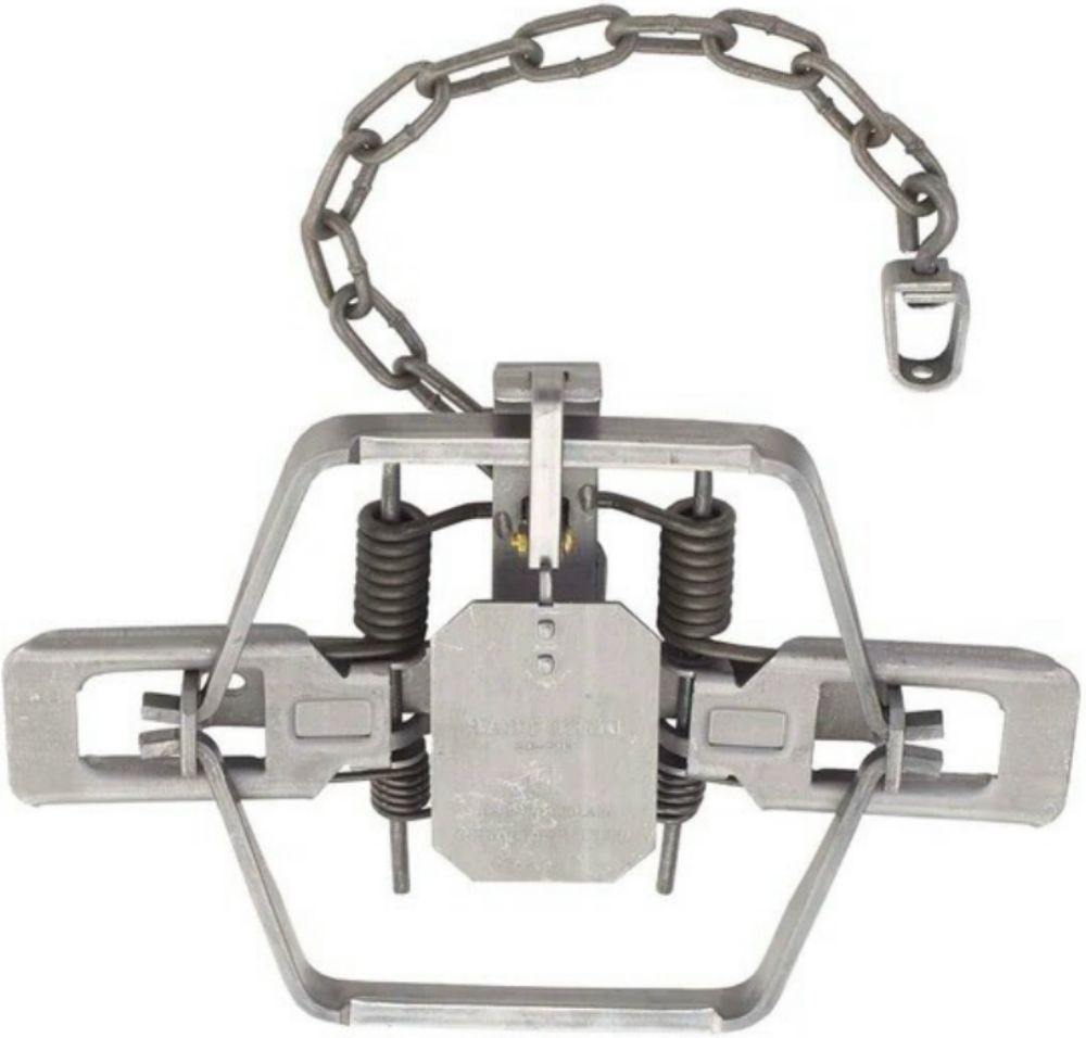 Duke #4 Coil Spring Trap - 4 Coil Offset Square Jaw